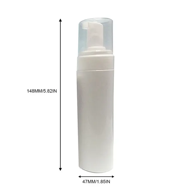 2018 Face Cleanser Bottle With Foaming Pump Silicon Brush Massage Head