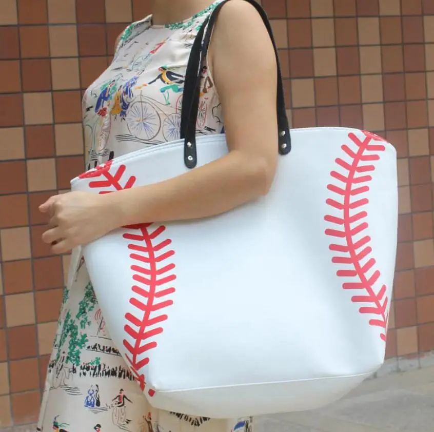 wholesale stitching bags baseball women & Kids Cotton Canvas Sports