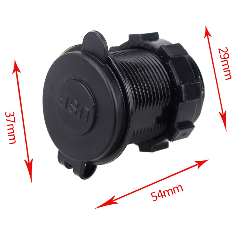 12V автомобильный разъем авто USB Зарядное устройство с двумя портами 3.1A