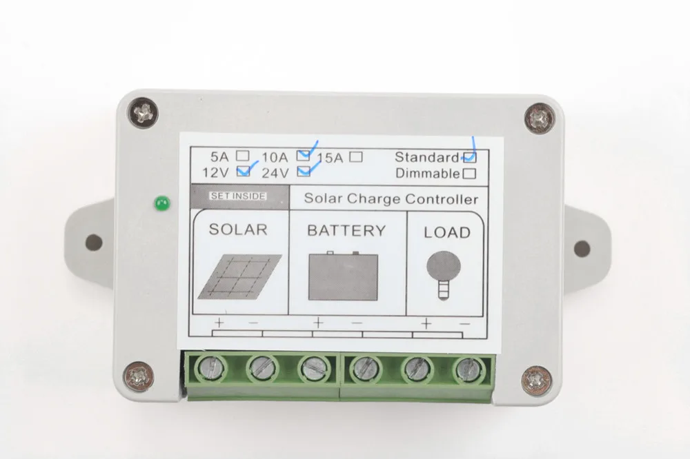 

Free shipping!Solar Controller Regulator 10A 12V/24V Charge Battery Safe Protection CE Certify #