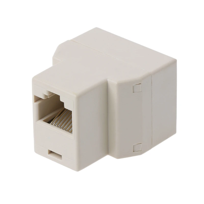 RJ45 CAT5 CAT5E сети Ethernet 1to2 разъем адаптера