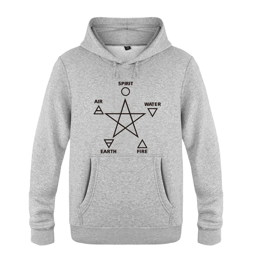 Five Ele мужские ts and Pentagram 30STM рок толстовки мужские мужские с капюшоном флисовый пуловер толстовки