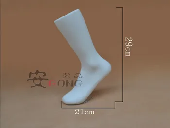 

High Quality 2PCS Female Foot Sock Sox Display Mold Short Stocking Plastic Mannequin White