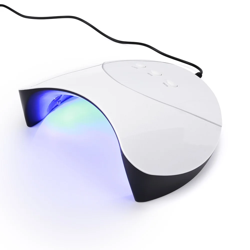 

36W UV LED Nail Lamp 12 LEDs Nail Dryer Gels Polish Manicure Automatic Sensor Machine USB Charging Nail Art Tools
