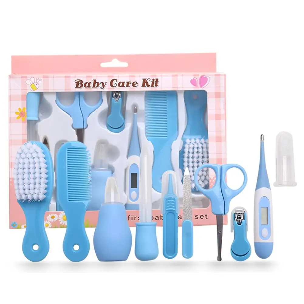10 Pieces Set Newborn Baby Nail Clipper Set Baby Care Set Washing Nail Tools Health Care Set