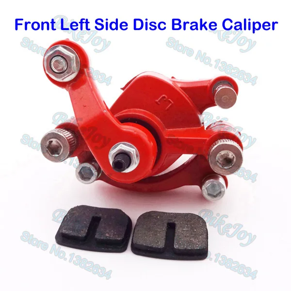 Front Left Side Disc Brake Caliper Red For Mini Gas