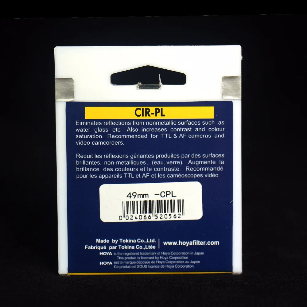 Фильтр HOYA CPL тонкий круговой поляризатор фотофильтр 49 52 55 58 мм 62 67 72 77 82 для