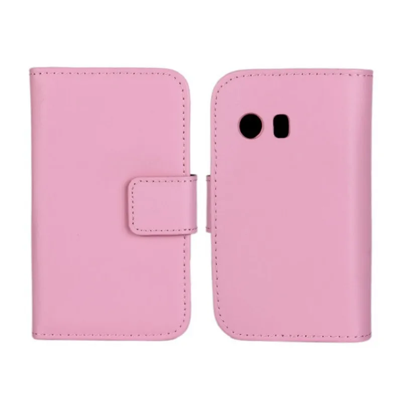 11 Color Genuine Leather Wallet Stand Cover Case with ID