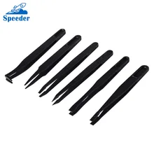 Высокое качество 6 шт./компл. углеродного волокна Антистатические Пинцет Комплект для iphone Электронные сотовых телефонов и планшетов Инструменты для ремонта комплект