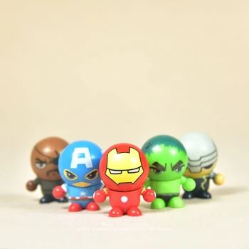 

Disney Marvel Avengers Iron man Thor Hulk 4.7cm Action Figure Posture Anime Decoration Collection Figurine Toys model children
