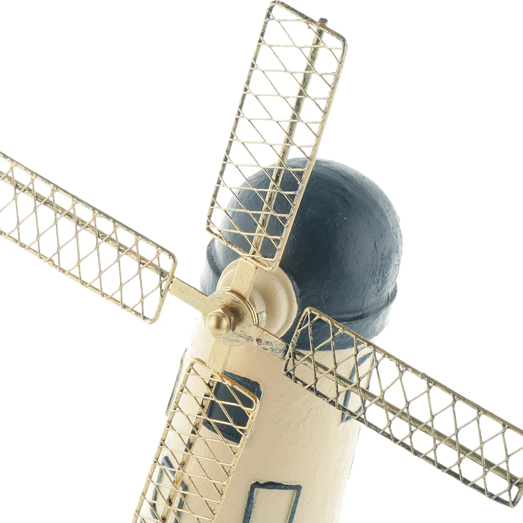 European Vintage Holland Windmill Resin Piggy Bank Home Cafe Pub Bar Decoration Ornaments Craft Gifts