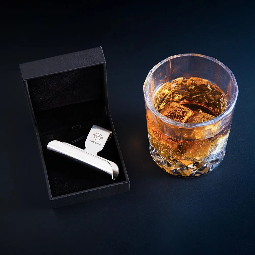 

10pcs Whiskey Glass Cigar Holder Creative Stainless Steel Cigar Rack Wine Drinking Cigar Stand Accessories Birthday Holiday Gift