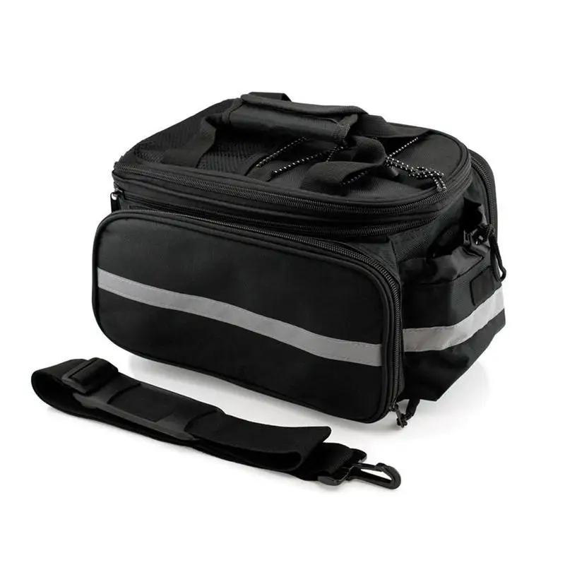 Cycling Bike Bicycle Rear Tail Seat trunk Bag Pannier Pouch Rack For Travel NEW