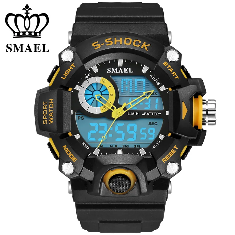 Prix pour 2016 Jeunes Hommes Sport Montre Militaire Dual Time Zone Quartz LED S Choc Montres Hommes Mode Automatique Montre Armée Militaire WS1385 Prix pour 2016 Jeunes Hommes Sport Montre Militaire Dual Time Zone Quartz LED S Choc Montres Hommes Mode Automatique Montre Armée Militaire WS1385