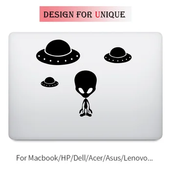 

Alien & UFO Laptop Decal Sticker for Apple Macbook Decal Pro Air Retina Touch Bar 11 12 13 15 inch Vinyl Mac Surface Book Skin