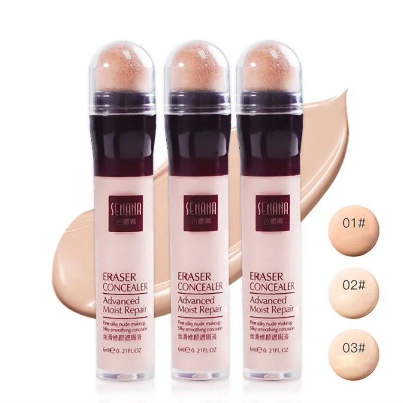 

Magical Concealer Stick Foundation Makeup Full Cover Contour Face Concealer Cream Base Primer Moisturizer Hide Blemish