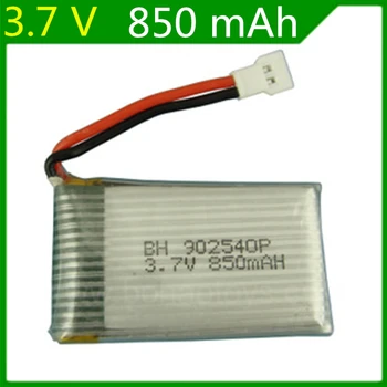 

3.7V 850 mAh Syma X5C lithium polymer battery Flygt special Lipo battery 902540