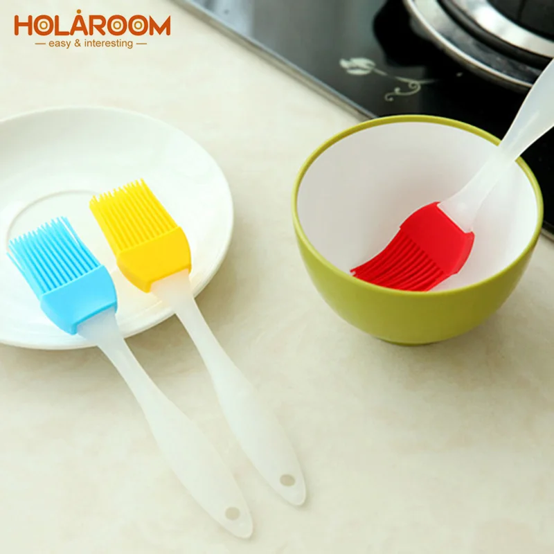 Holaroom 2 шт./лот силиконовые жидкие кисти для масла щетка для масла украшения торта инструменты соус кухонные продукты Pincel liquido из силикона