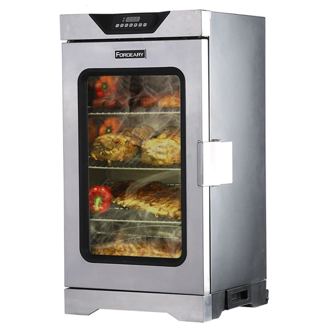 220V Stainless Steel Electric Smoke Rotisseries Roaster chicken
