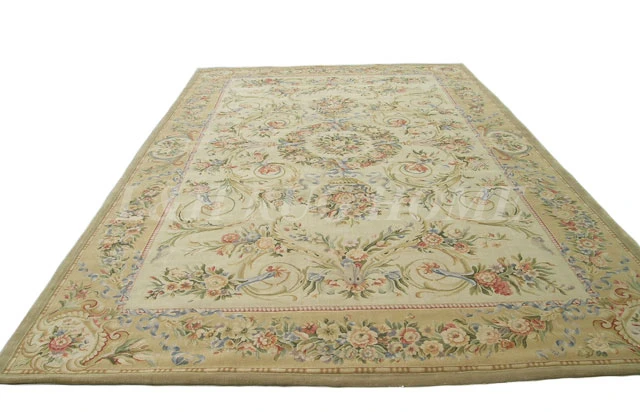 12'x18 90 линии savonnerie коврик ручной работы из шерсти Ренессанс ковер для украшения дома