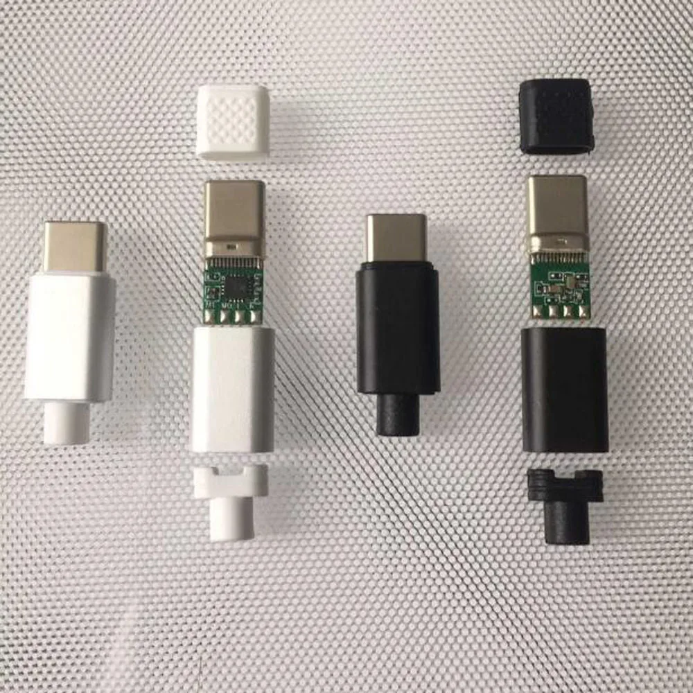2set TYPE C can call headphone board Digital audio module plug DIY audio chip stretching head