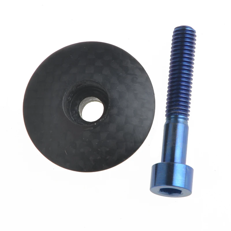 1 1/8" 3K Carbon Fiber Matte Road Mountain Bike Cycling Headset Stem