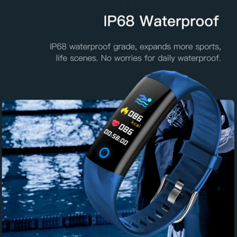Для дня рождения, рождественский подарок S5 Смарт IP68 Водонепроницаемый здоровья Смарт спортивные Фитнес трекер gife для детей или для всей семьи