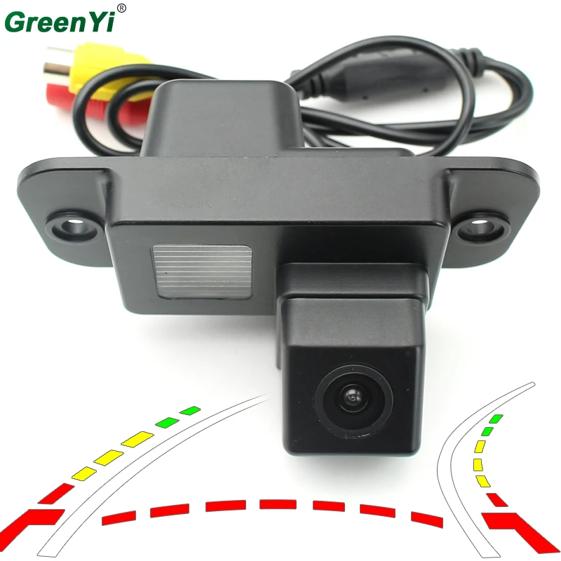 

Car Dynamic Trajectory Reverse Backup Rear View Camera For Ssangyong Rexton Korando Actyon Vehicle Tracks Parking Camera