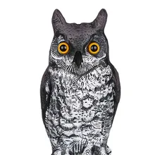 1 шт. Реалистичная сова, садовая приманка, садовая приманка для сада, лужайки, сорняков, борьбы с вредителями, воробей птица, пусковое устройство для повседневного украшения