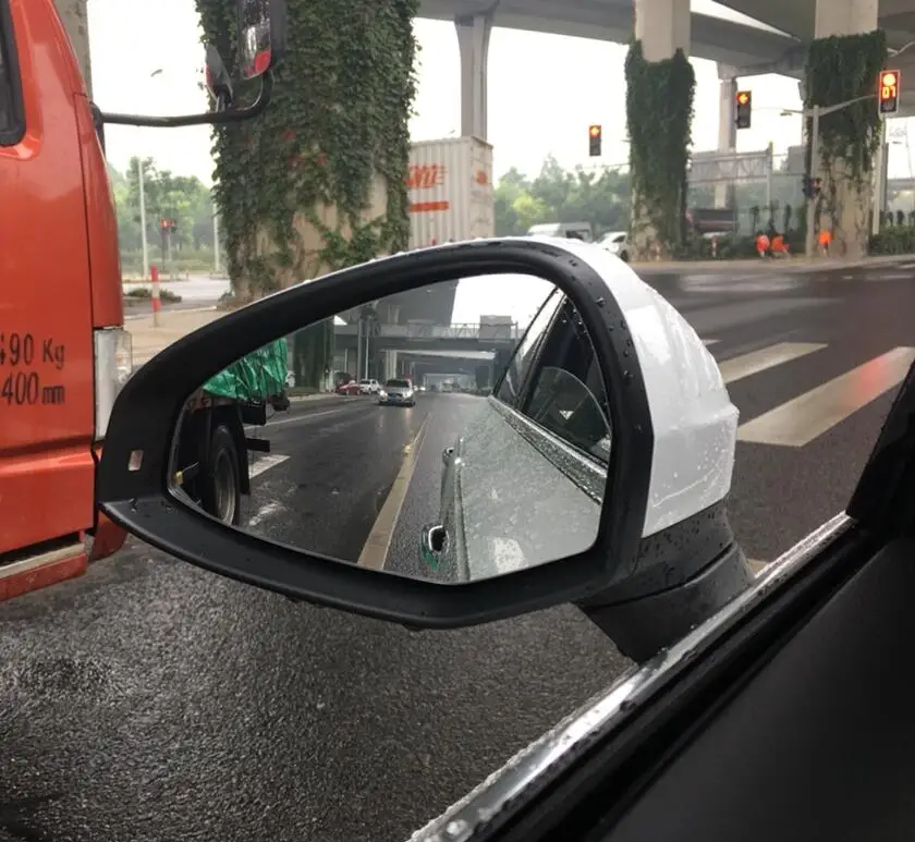 Анти-туман мембрана Панорамное зеркало автомобиля зеркало Водонепроницаемый Водонепроницаемая наклейка четкое видение пленка Auto Care для Audi Q3 Q5 A5 A3 A4 A6 Q7