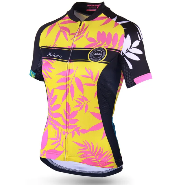 floral bike jersey
