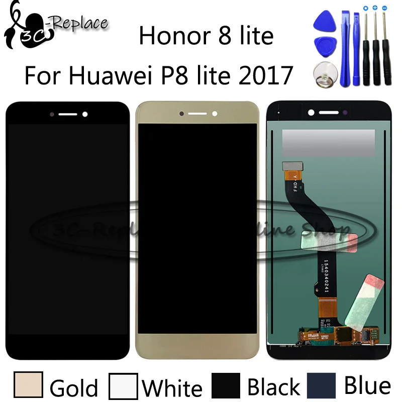 Жк дисплей для Huawei P8 Lite 2017 дигитайзер сенсорного экрана lite 1 5 8 honor 10 |lcd display touch
