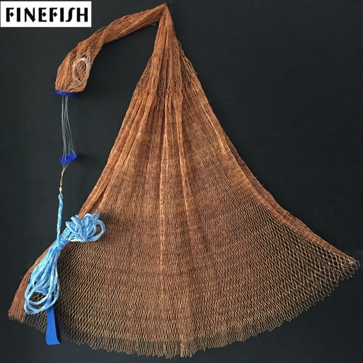 Сеть рыболовная Finefish без грузила американская кастинговая сеть прочная