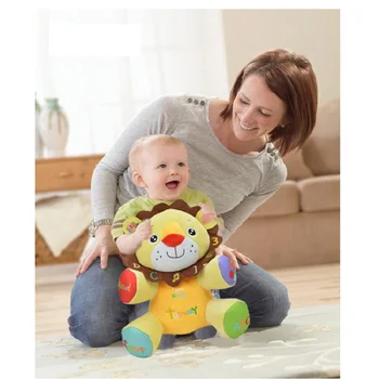 

Sozzy Baby Bilingual Learn Stuffed Toy Chinese English Early Education Toy Electronic Talking Toys Suit 0-2Year Top Quality