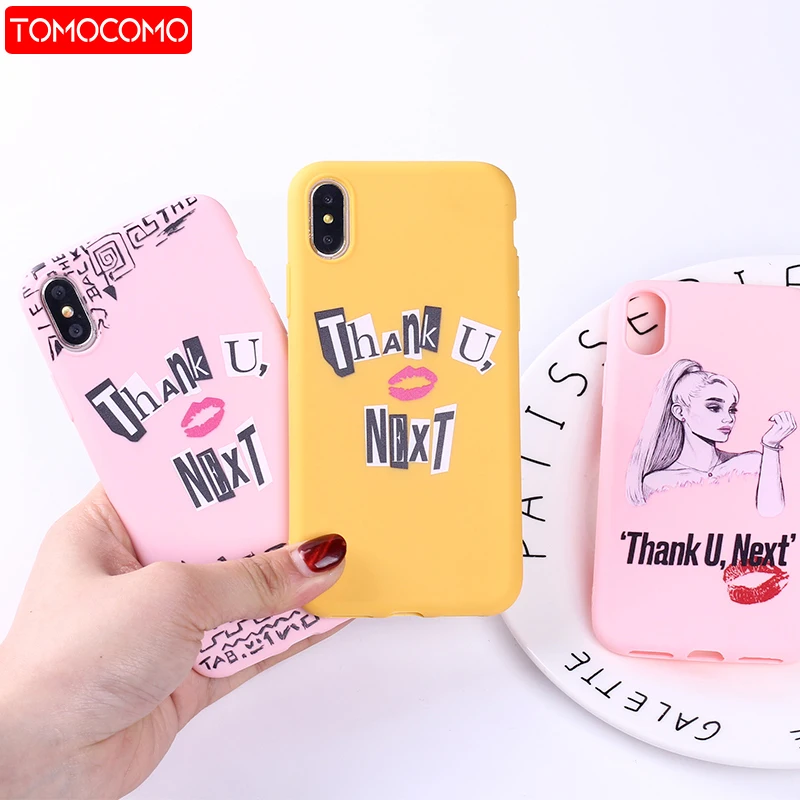 Thank You Next Ariana Grande 7 Rings Soft Silicone Candy Case Coque For iPhone 6 6S 5S SE 8 8Plus X XR XS Max 7 7Plus 8Plus