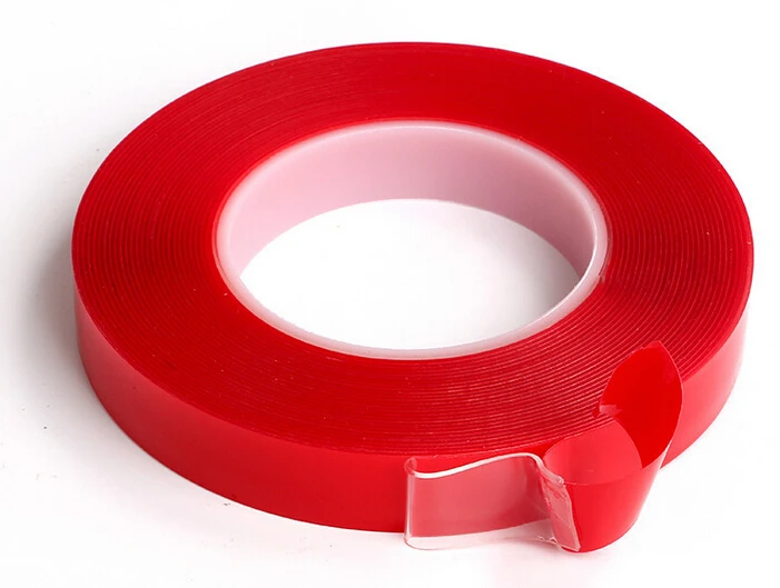 Generic 5mm*50m Double Sided Strong Economy Clear Adhesive Tape Super Sticky Tapes | Обустройство дома