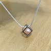 925 Sterling Silver Cute Hollow-out Cube shape Cage Pendant, Hollow Square Box style Can Hold Pearl Gem Locket Pendant Mounting 5