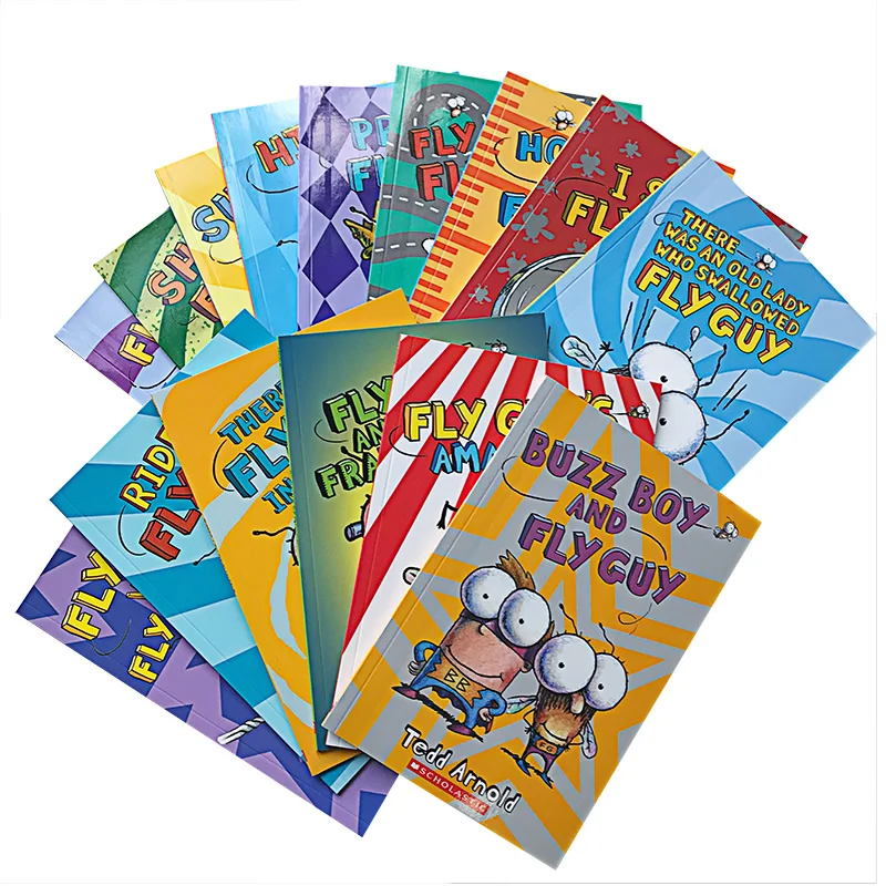 15 книг/набор Fly Guy набор английский Phonics Picture Books я могу читать Детские сборники сказок раннее Educaction карманное чтение книги 15 книг/набор Fly Guy набор английский Phonics Picture Books я могу читать Детские сборники сказок раннее Educaction карманное чтение книги