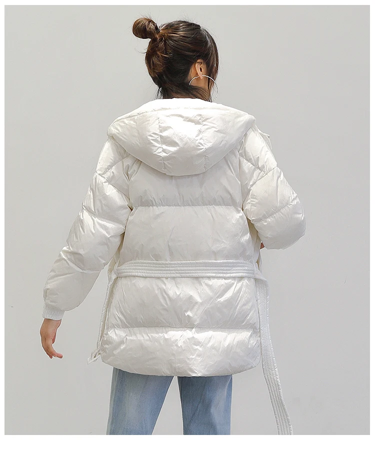Women's Winter Jackets Fashion Collar Women's Down Jacket 2019 Winter New Short Paragraph Down Jacket Sweet Coat Female  S M L (23)