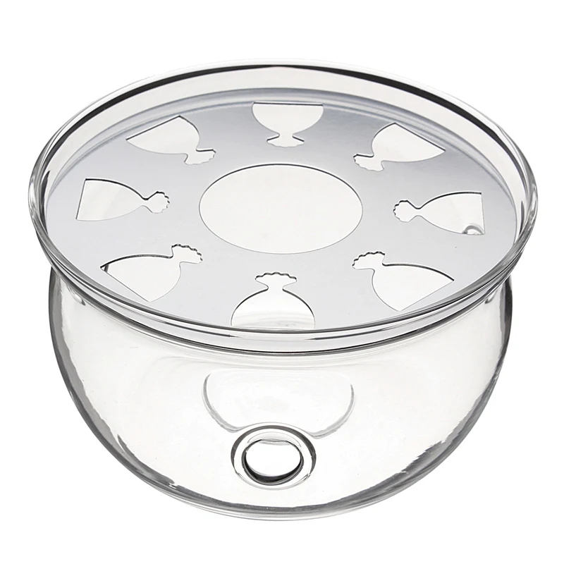 Round Clear Glass Heat-Resisting Teapot Warmer Insulation Base Candle Holder Tea Warmer Candle Heating Base Coffee Water Scented Round Clear Glass Heat-Resisting Teapot Warmer Insulation Base Candle Holder Tea Warmer Candle Heating Base Coffee Water Scented
