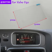 Автомобильный Стикеры 7 inchgps навигации Экран Стекло Защитная пленка для Volvo V40 аксессуары Управление из ЖК-дисплей Экран стайлинга автомобилей
