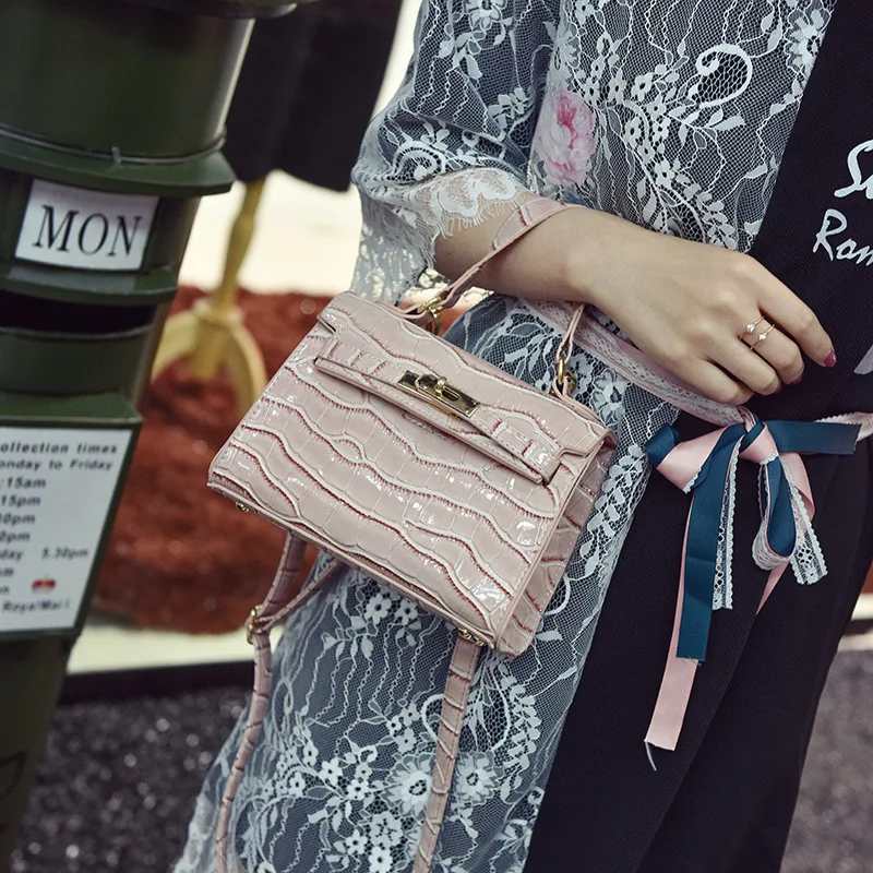 

AOILDLLI High Quality Free Shipping Bag for The 2018 Autumn/winter New Bag of Female Bag Crocodile, Handbag, Shoulder Bag