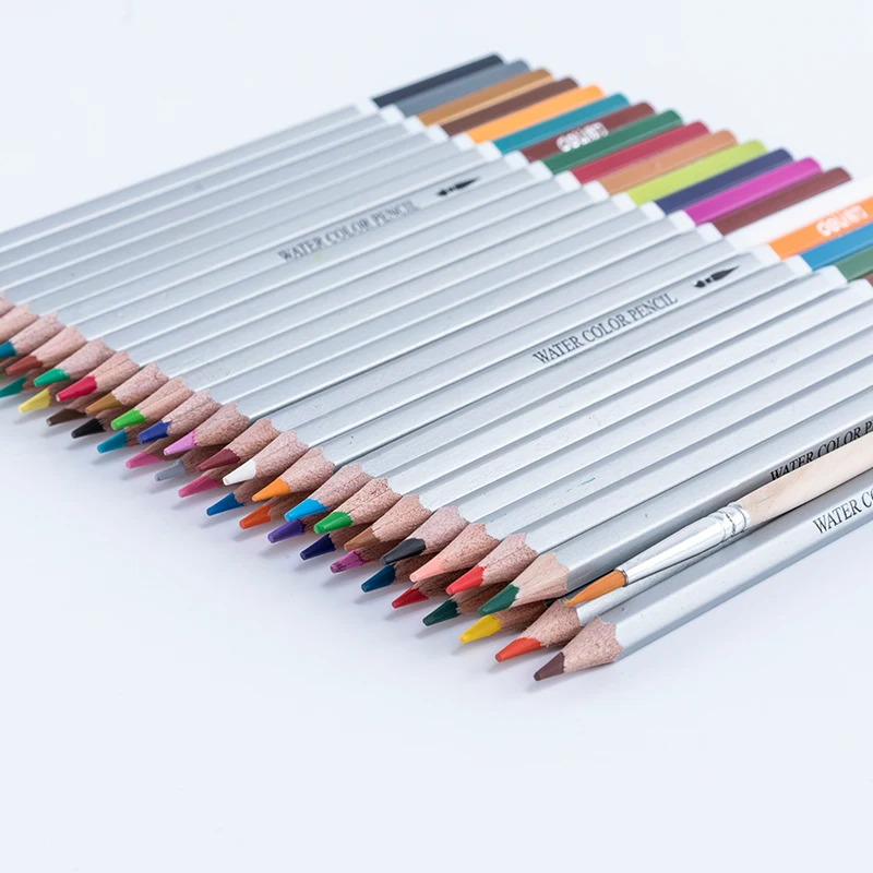 

Deli Wooden Colored Pencils Professional Painting Tools Hand Painting Tools Water-soluble Color Pencil Art and Painting Supplies