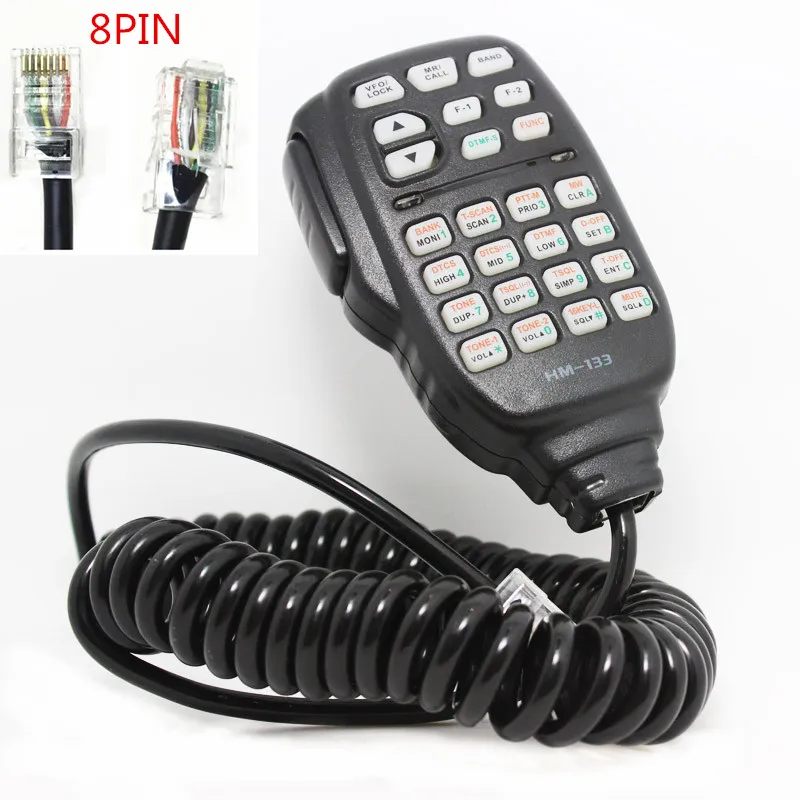 Мужской Микрофон для радиоприемников ICOM IC2200H -2720 2820 ч IC -2100 -7000 | Мобильные телефоны