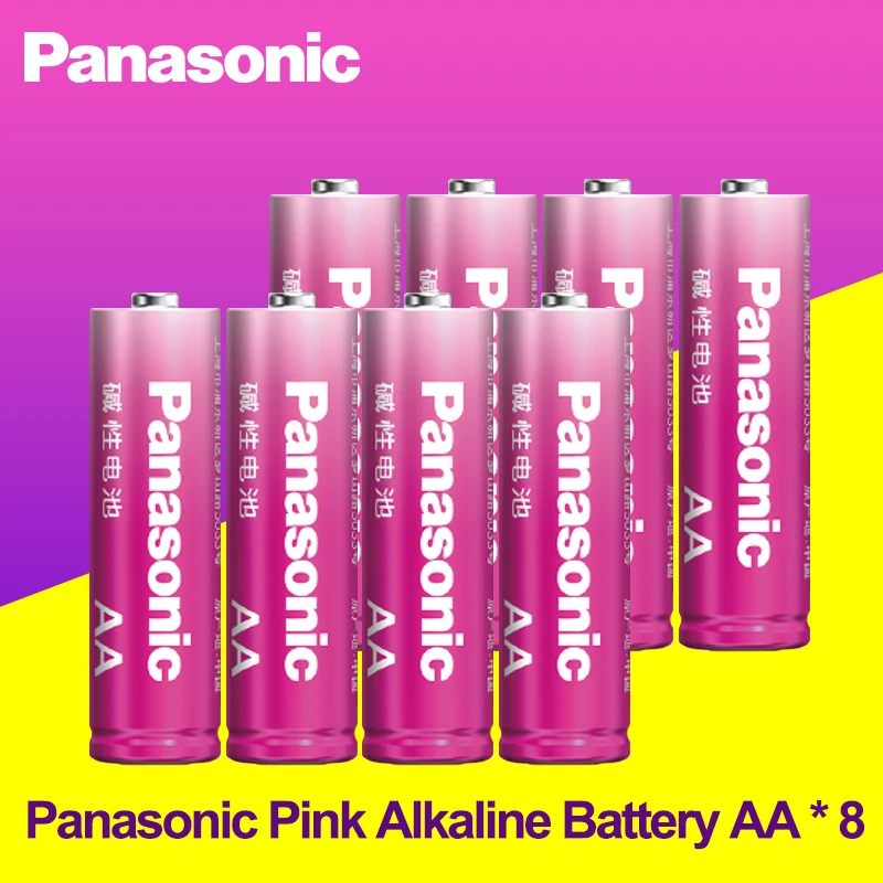 Panasonic высокое качество АА щелочные батареи 8 шт./лот 1,5 в сухая батарея для дистанционного управления игрушки не перезаряжаемая основная батарея