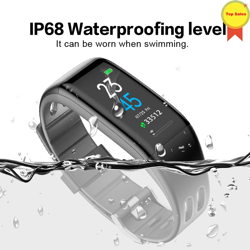 

wrist band heart rate monitor IP68 professional waterproof sport bracelet sport watch Activity fitness tracker wristband for ios
