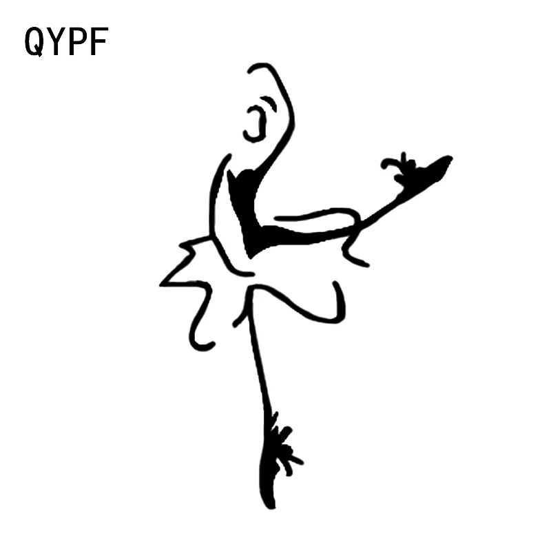 QYPF 9 1*13 прекрасные аэробные упражнения балетные танцы девушка Декор виниловая