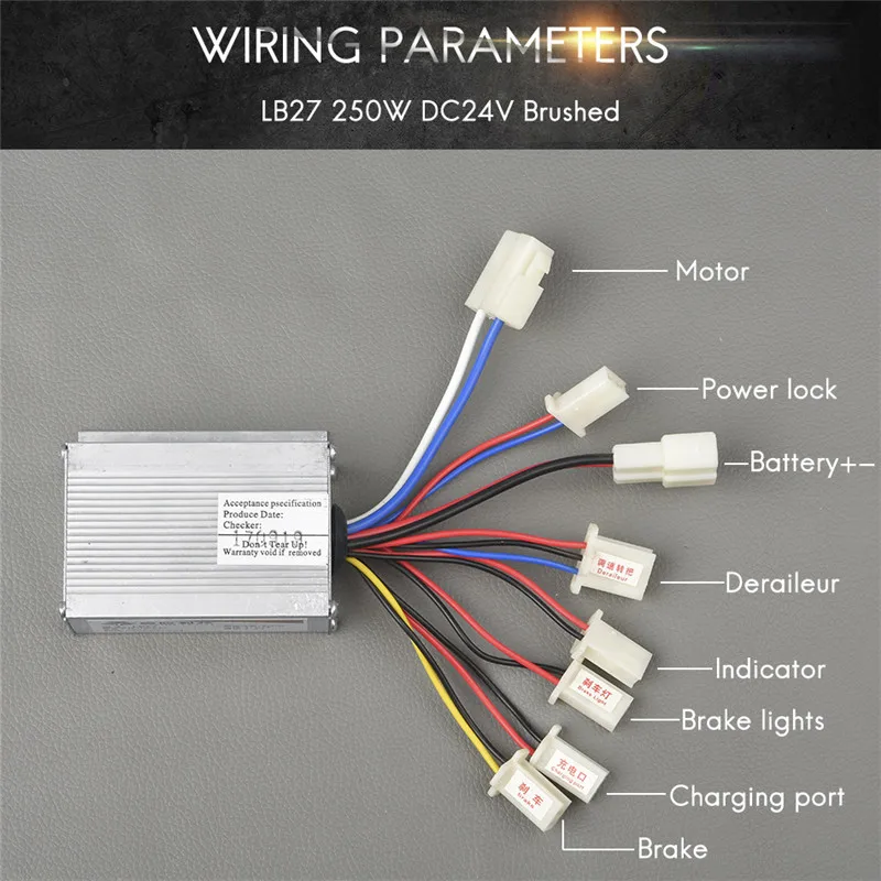 Best Electric Bike Conversion Kit LB27 250W 24V Brush Motor Controll er Electric Bicycle e Bike Scooter Hub Motor Controller E-bike 0 Best Electric Bike Conversion Kit LB27 250W 24V Brush Motor Controll er Electric Bicycle e Bike Scooter Hub Motor Controller E-bike 0