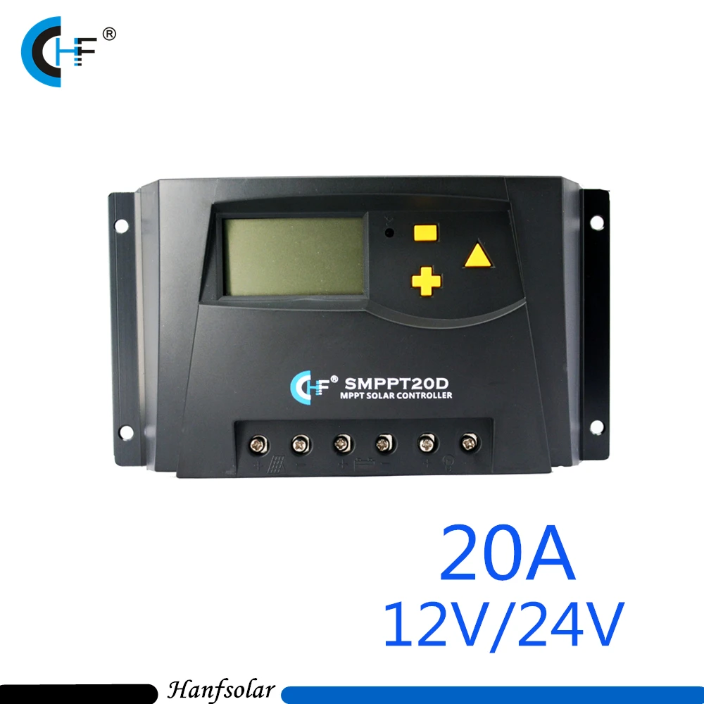 

LCD Display 20A 12V/24V MPPT Solar Panel Battery Regulator Charge Controller 4-stage Double USB Output Charger Controller