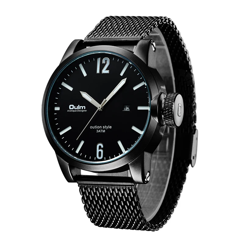 

Men's Watches Quartz Watches Watch Men Luxury Leather Waterproof Stainless Steel Mesh Belt Watch Man Inox Wristwatches reloj